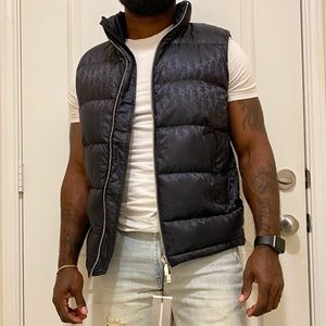 Dior Oblique Navy Blue Sleeveless Jacket